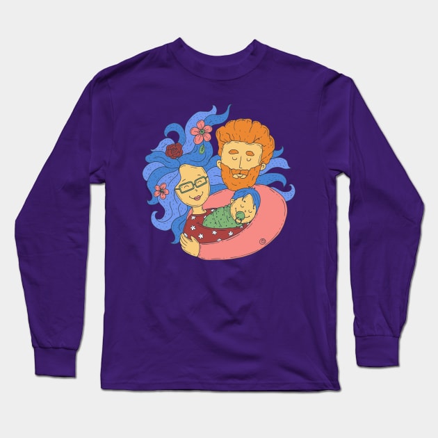 Parent Family Day Long Sleeve T-Shirt by Mako Design 